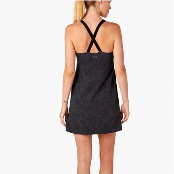 Beyond Yoga Spacedye Move It Dress Black Charcoal - Picture 2 of 7